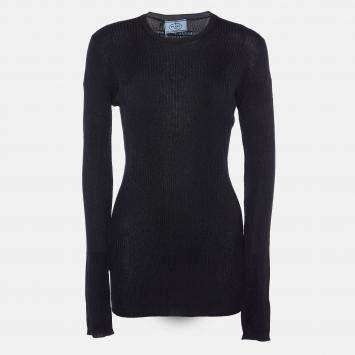 Pre Owned Prada Virgin Wool Sweater 46