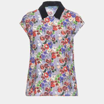Pre Owned Prada Silk Shirt 42