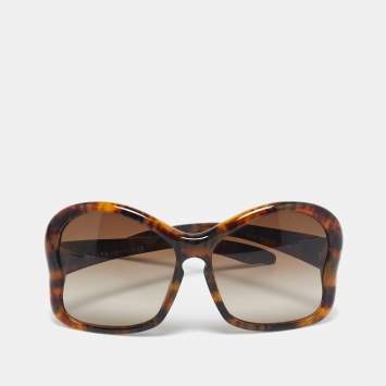Prada Tortoise Brown Gradient SPR181 Butterfly Sunglasses