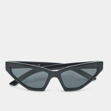 Prada Black SPR12V Frame Cat Eye Sunglasses