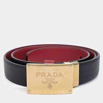 Pre Owned Prada reversible belt