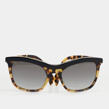 مملوكة مسبقًا Prada Tortoise Brown/Black Gradient SPR 19 P Cat Eye Sunglasses