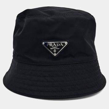 Pre Owned Prada Re-Nylon Bucket Hat (1HC137)