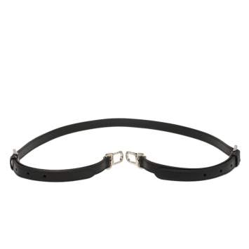 Pre Owned Prada Black Leather Adjustable Bag Strap