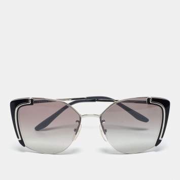 Pre Owned Prada Black Gradient PR 59V Cat Eye Sunglasses