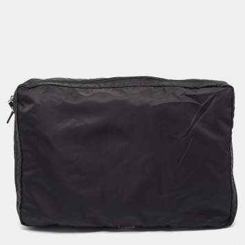 Pre Owned Prada Black Nylon Suitcase Organizer
