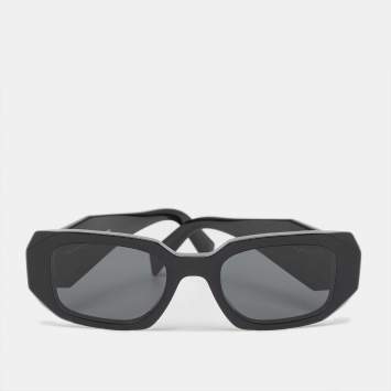 Pre Owned Prada Black SPR17W Symbole Sunglasses