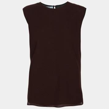 Prada Brown Nylon Top XL