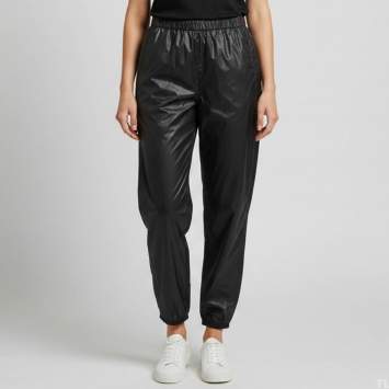 Pre Owned Prada Black Re-Nylon Blend Linea Rossa Technical Joggers M
