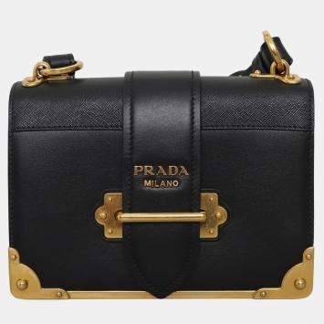 Prada Cahier Black Trunk Bag