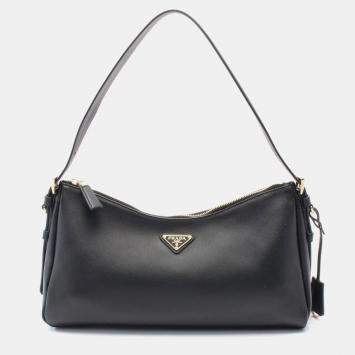 Prada Black Nylon Duet Bucket Shoulder Bag Prada | TLC