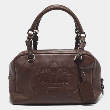 バッグ PRADA all leather mini boston bag Prada Black Saffiano Lux Leather Mini Boston Bag Prada | TLC