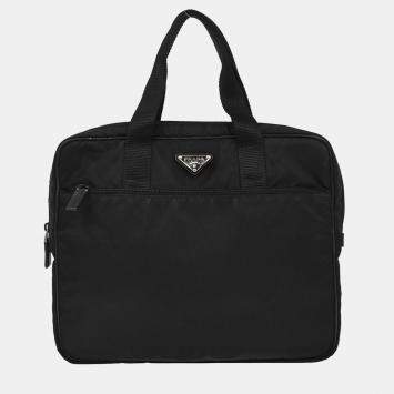 Pre Owned Prada Black Nylon Handbag