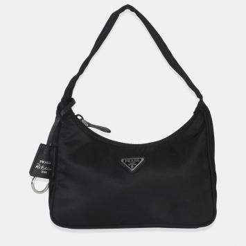 مملوكة مسبقًا Prada Black Re-Nylon Re-Edition 2000 Mini Bag