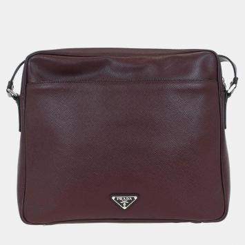 Pre Owned حقيبة كتف برادا بوردو