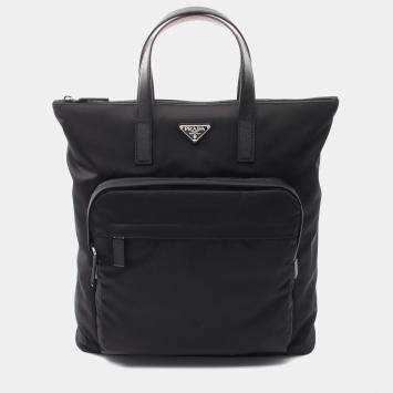 مملوكة مسبقًا Prada Black Tessuto Backpack