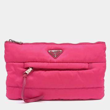 Pre Owned Prada Bomber Clutch