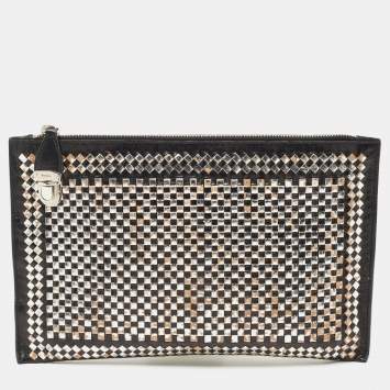 Prada rectangular logo clutch bag - Black  Clutch bag, Prada clutch, Prom  clutch bags