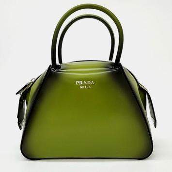 Pre Owned Prada Green Supernova Tote and Shoulder Bag