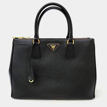 Pre Owned Prada Saffiano Luxe Tote and Shoulder Bag (1BA274)