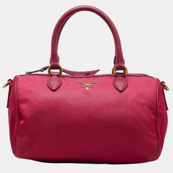 Prada Red Leather Saffiano Mini-bag Crossbody Bag - AWL4158 – LuxuryPromise