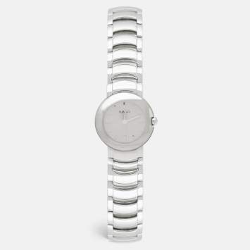 Pre Owned Rado Silver Stainless Steel Diastar 318.0549.3 Women's Wristwatch 23 mm