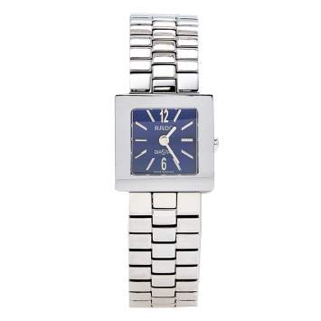 Pre Owned Rado Blue Stainless Steel Diastar 322.0682.3 Women's Wristwatch 20 mm