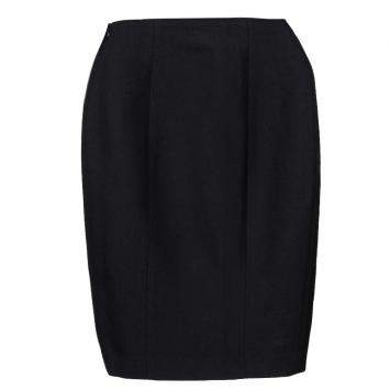 Pre Owned Ralph Lauren Black Wool Pencil Skirt S