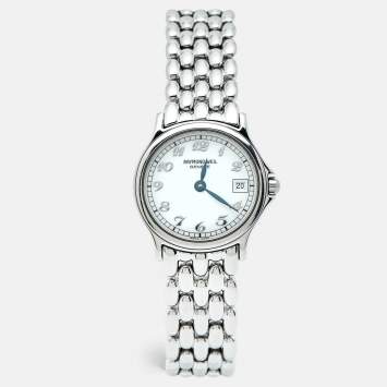 Pre Owned Raymond Weil Classic 5377-ST-05308 White Dial Stainless Steel Women's Wristwatch 23.50 mm