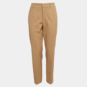 Pre Owned RED Valentino Brown Wool Blend Trousers M