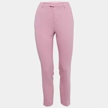 مملوكة مسبقًا RED Valentino Pink Crepe Regular Fit Trouser XS