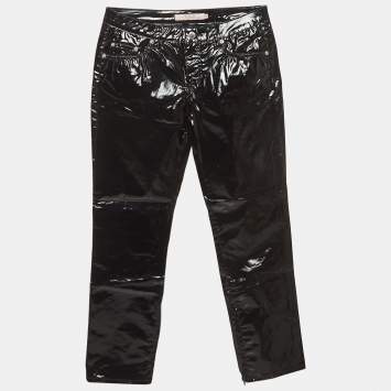 RED Valentino Black Synthetic Detailed Pocket Trouser M
