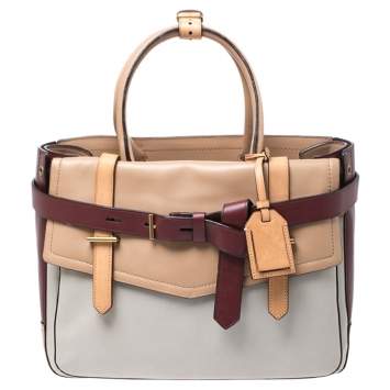 Pre Owned Reed Krakoff Multicolor Leather Gator Boxer II Tote