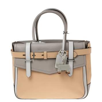 Pre Owned Reed Krakoff Multicolor Leather Boxer Tote