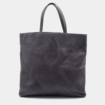 Pre Owned Reed Krakoff Grey Leather Tote
