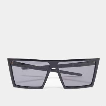 Pre Owned By RetroSuperFuture Black Rectangle Tinted Sunglasses 