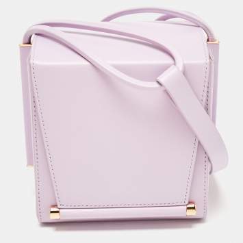 Pre Owned Roksanda Light Purple Leather Box Shoulder Bag