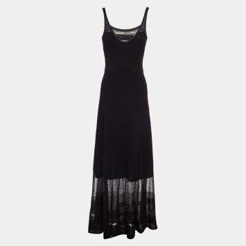 Pre Owned Roland Mouret Viscose Maxi Dress M