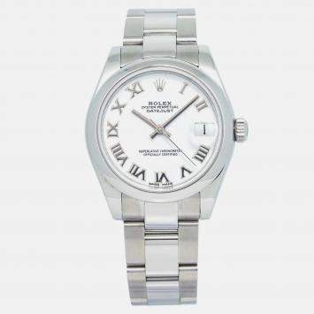 Rolex DateJust 178240 Automatic White Stainless Steel Women's Wristwatch 31mm