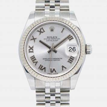 Rolex DateJust 178274 Automatic Silver Stainless Steel Women's Wristwatch 31mm
