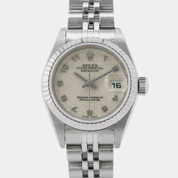 Rolex Datejust 79174 Automatic White 18k White Gold Stainless Steel Women's Wristwatch 26 mm
