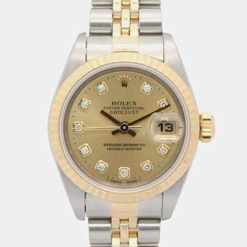 Pre Owned Rolex Lady Datejust 69173 Gold 18K Yellow Gold, Stainless Steel Automatic Women's Watches 26mm