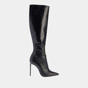 Pre Owned Saint Laurent Leather Boots 37