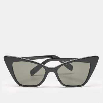Saint Laurent Black SL 244 Victoire Cat Eye Sunglasses