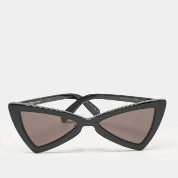 Saint Laurent Black SL 207 Jerry Cat Eye Sunglasses
