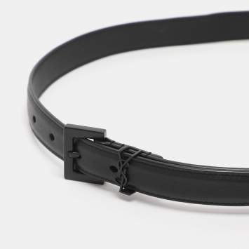 Michael Kors Olive Green Leather Eyelet Buckle Belt M Michael Kors