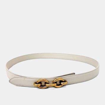 Pre Owned Saint Laurent Paris Leather Belt