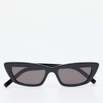 Pre Owned Saint Laurent Black/Grey SL277 Cat Eye Sunglasses