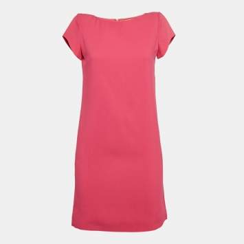 Saint Laurent Paris Pink Cap Sleeve Mini Dress S