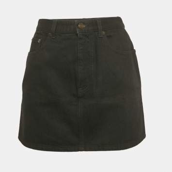مملوكة مسبقًا Saint Laurent Denim Mini Skirt M